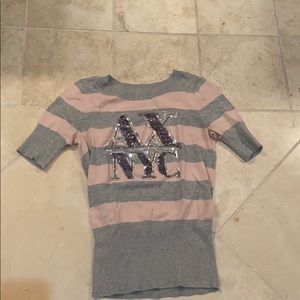 Armani exchange short sleeve sweater